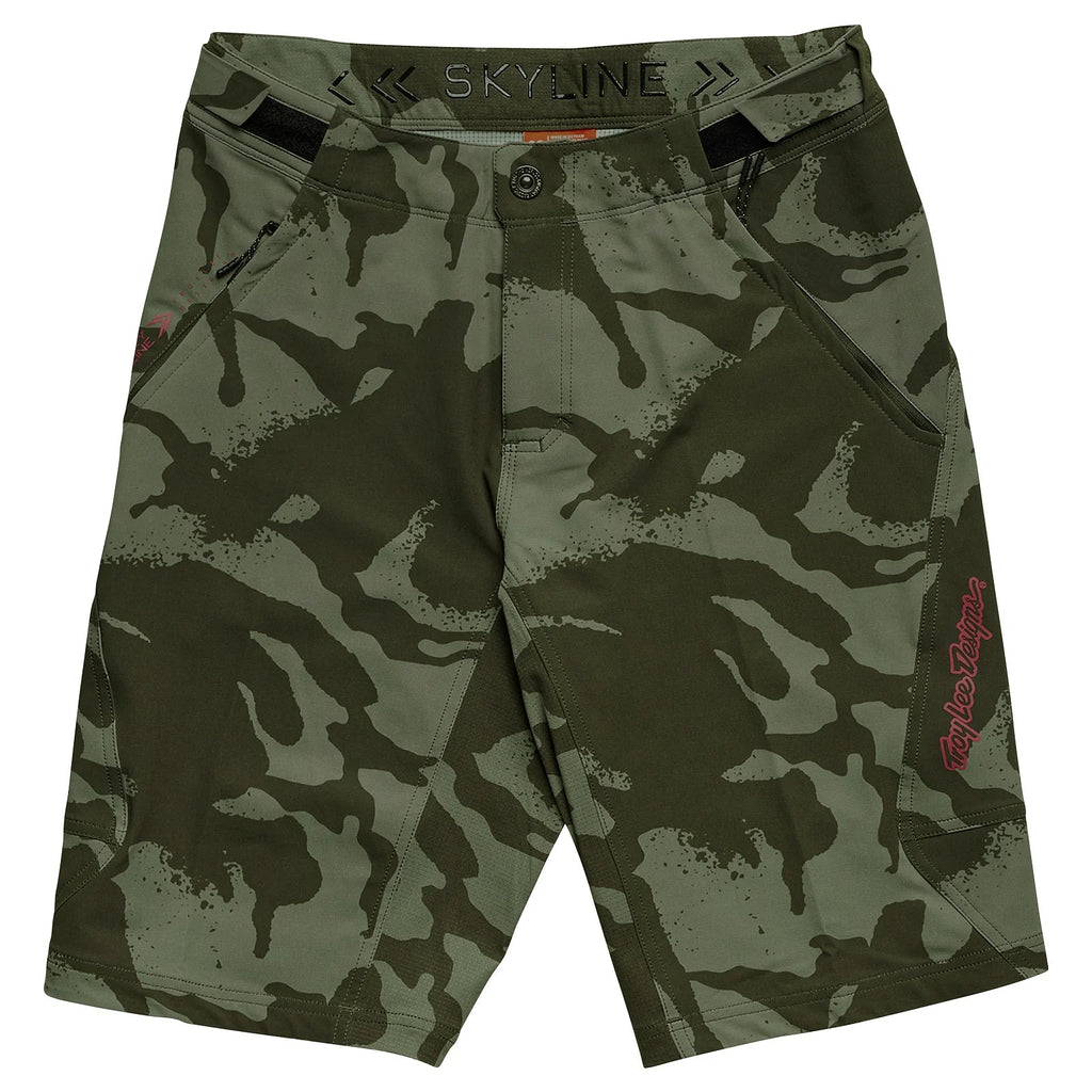 Troy Lee Designs Men's Skyline Short Shell Shadow Camo-Olive-Killington Sports