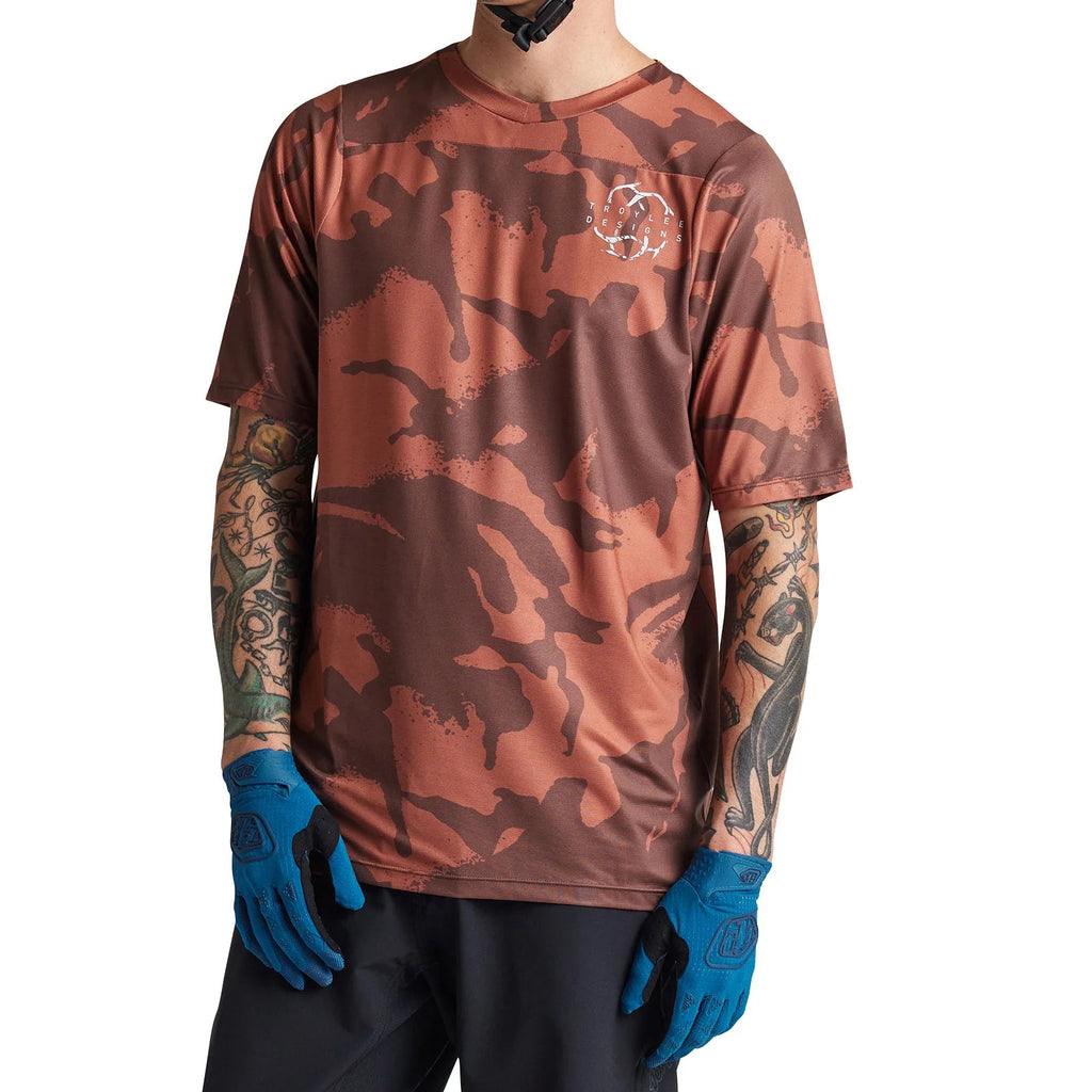 Troy Lee Designs Men's Skyline Shortsleeve Jersey Shadow Camo-Killington Sports