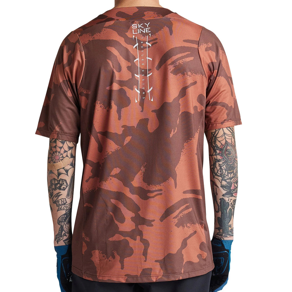 Troy Lee Designs Men's Skyline Shortsleeve Jersey Shadow Camo-Killington Sports