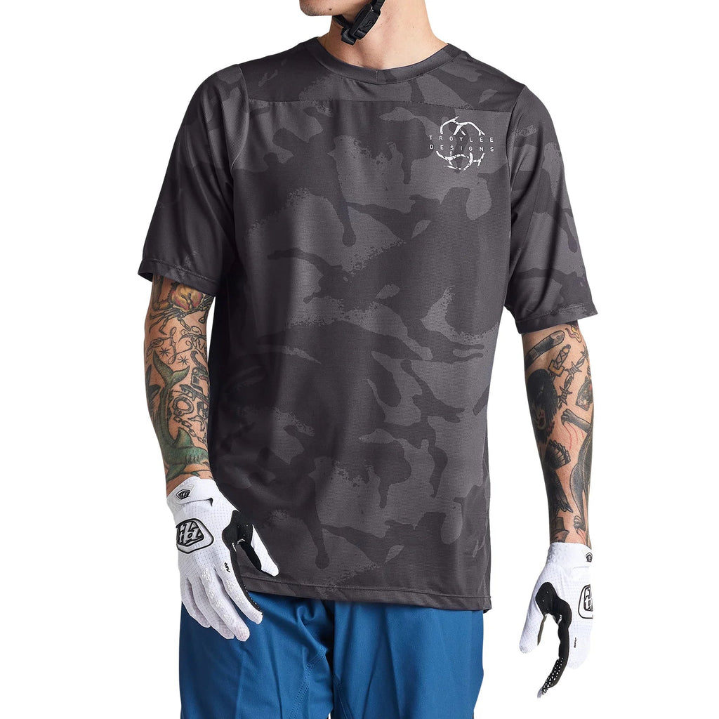 Troy Lee Designs Men's Skyline Shortsleeve Jersey Shadow Camo-Killington Sports