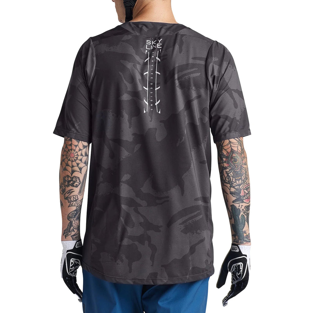 Troy Lee Designs Men's Skyline Shortsleeve Jersey Shadow Camo-Killington Sports