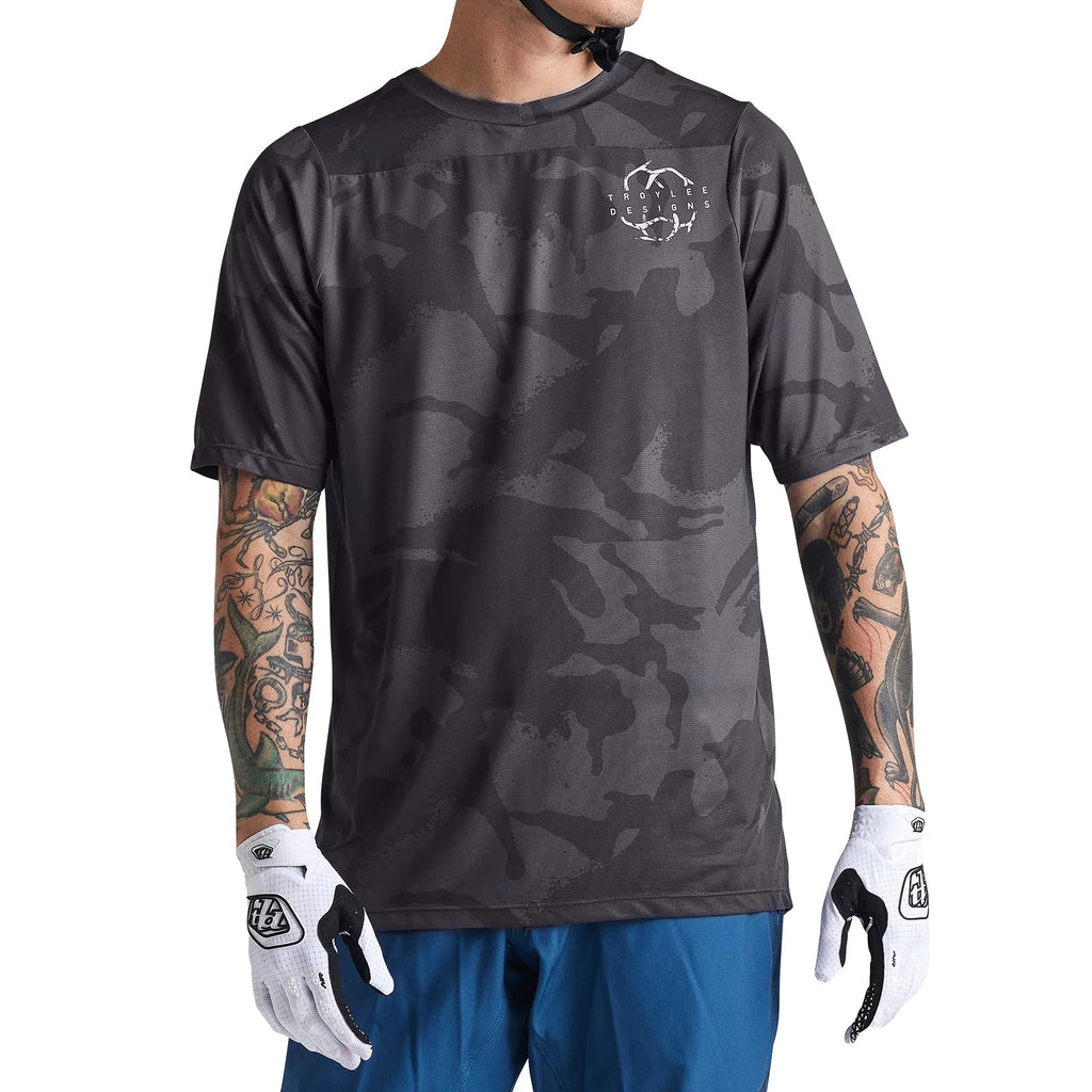 Troy Lee Designs Men's Skyline Shortsleeve Jersey Shadow Camo-Killington Sports