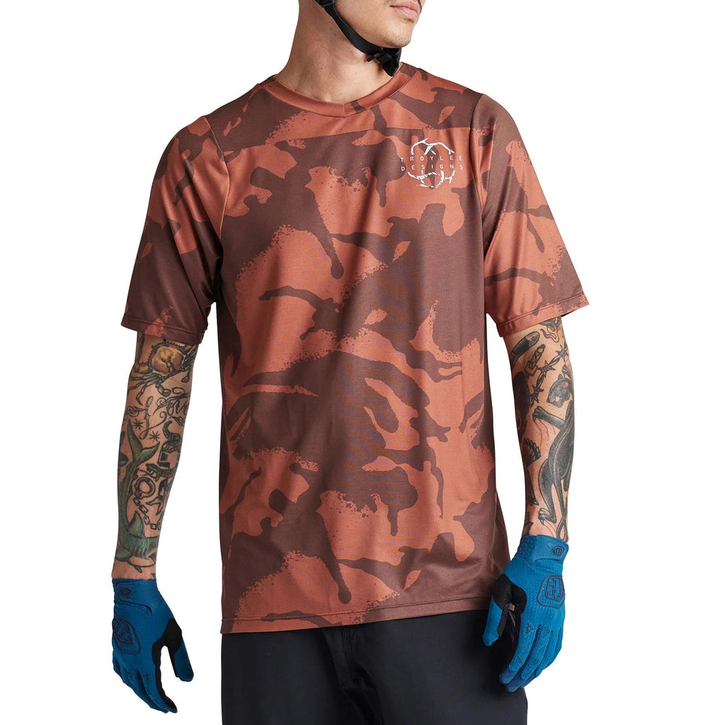 Troy Lee Designs Men's Skyline Shortsleeve Jersey Shadow Camo-Killington Sports