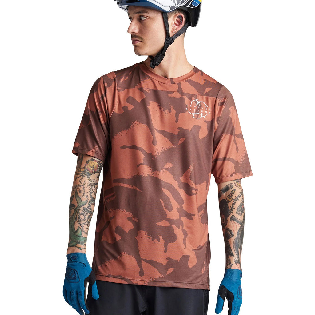 Troy Lee Designs Men's Skyline Shortsleeve Jersey Shadow Camo-Killington Sports