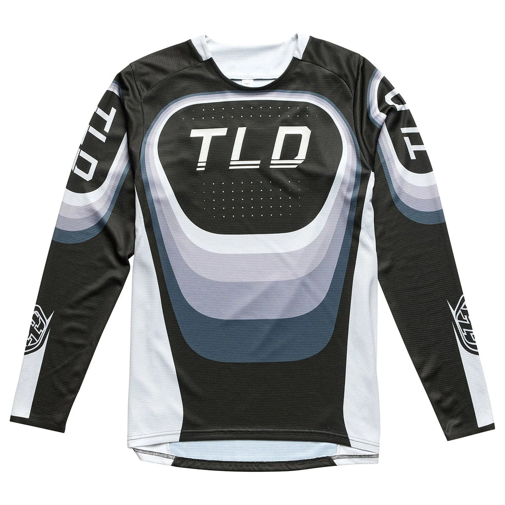 Troy Lee Designs Men's Sprint Longsleeve Jersey Reverb-Black-Killington Sports