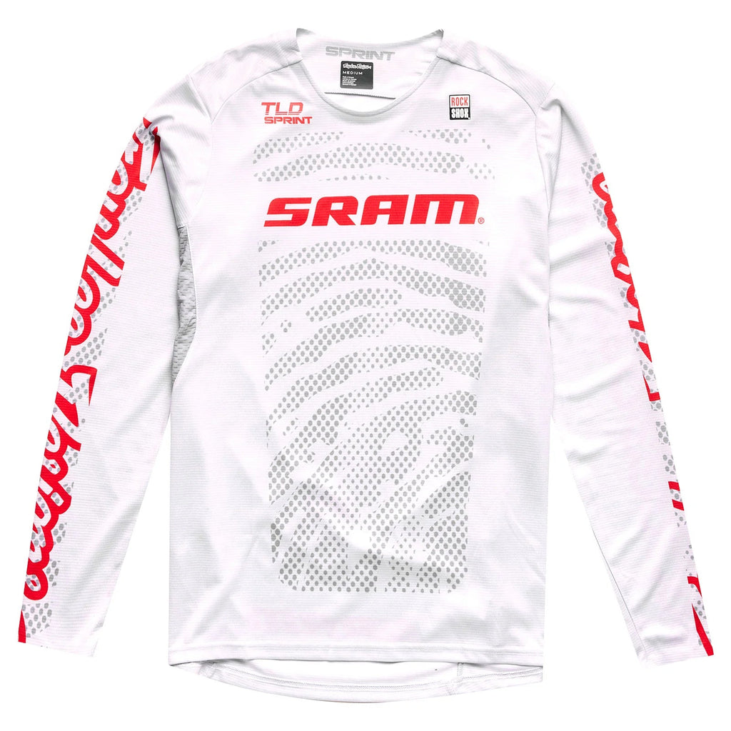 Troy Lee Designs Men's Sprint Longsleeve Jersey SRAM Shifted-Cement-Killington Sports