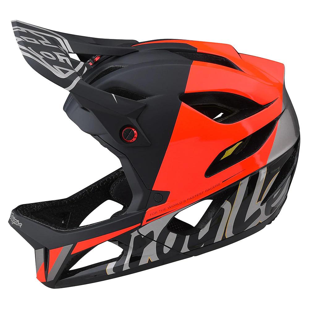 Troy Lee Designs Stage MTB MIPS Helmet- 2022-Nova Glo Red-Killington Sports