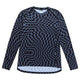 Troy Lee Designs Women's Lilium LS Jersey Twisted Checkers-Black/Gray-Killington Sports
