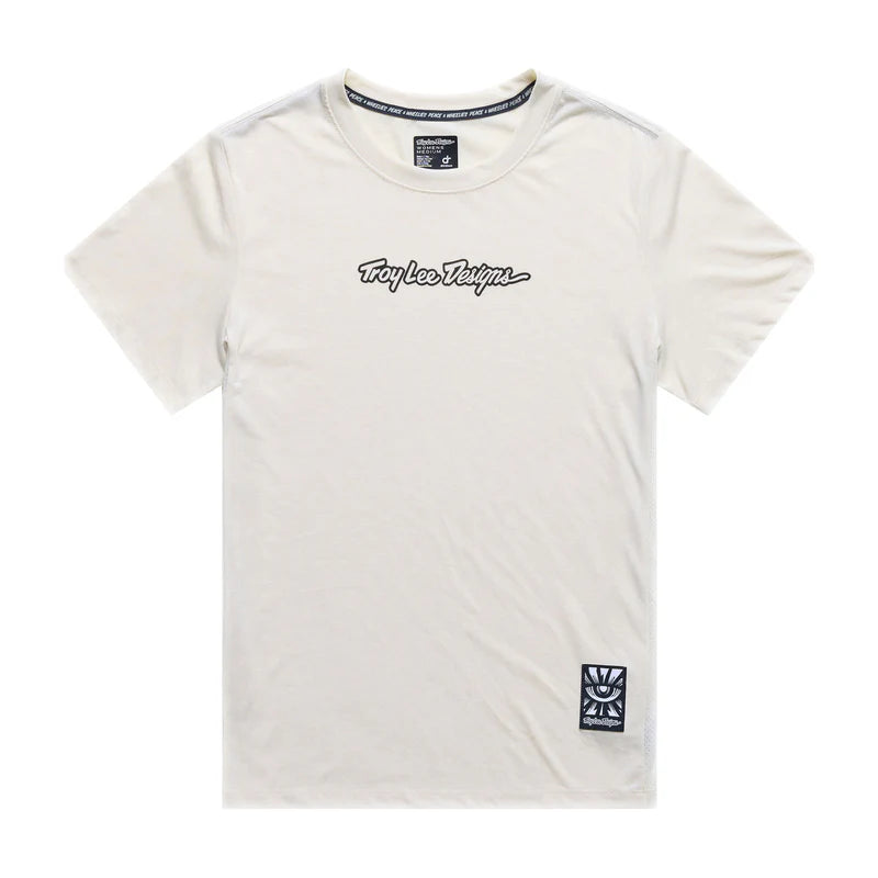 Troy Lee Designs Women's Lilium Ride SS Tee Signature-Pumice-Killington Sports