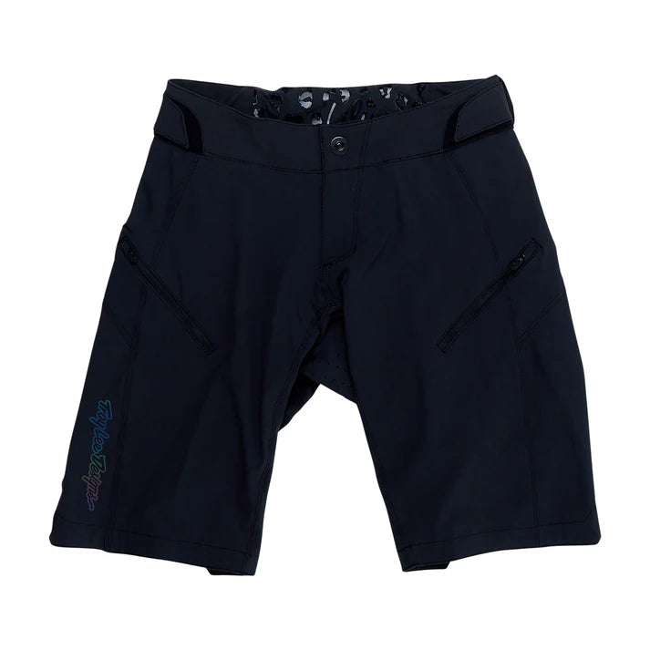 Troy Lee Designs Women's Lilium Short Shell Solid-Black-Killington Sports