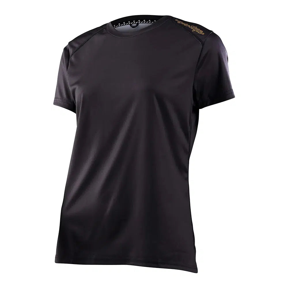 Troy Lee Designs Women's Lilium Shortsleeve Jersey Solid-Black-Killington Sports