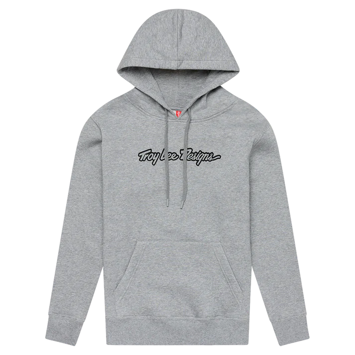 Troy Lee Designs Women's Pullover Signature Gray Heather-Gray Heather-Killington Sports