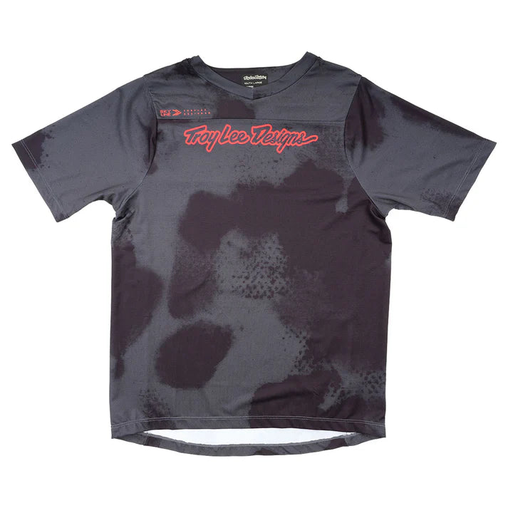 Troy Lee Designs Youth Skyline Short Sleeve Jersey Flared-Carbon-Killington Sports
