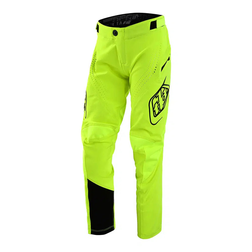 Troy Lee Designs Youth Sprint Pant Mono-Flo Yellow-Killington Sports