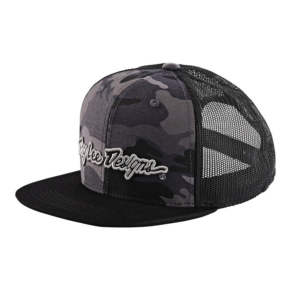 Troy Lee Signature Snapback Hat-Black/Silver-Killington Sports