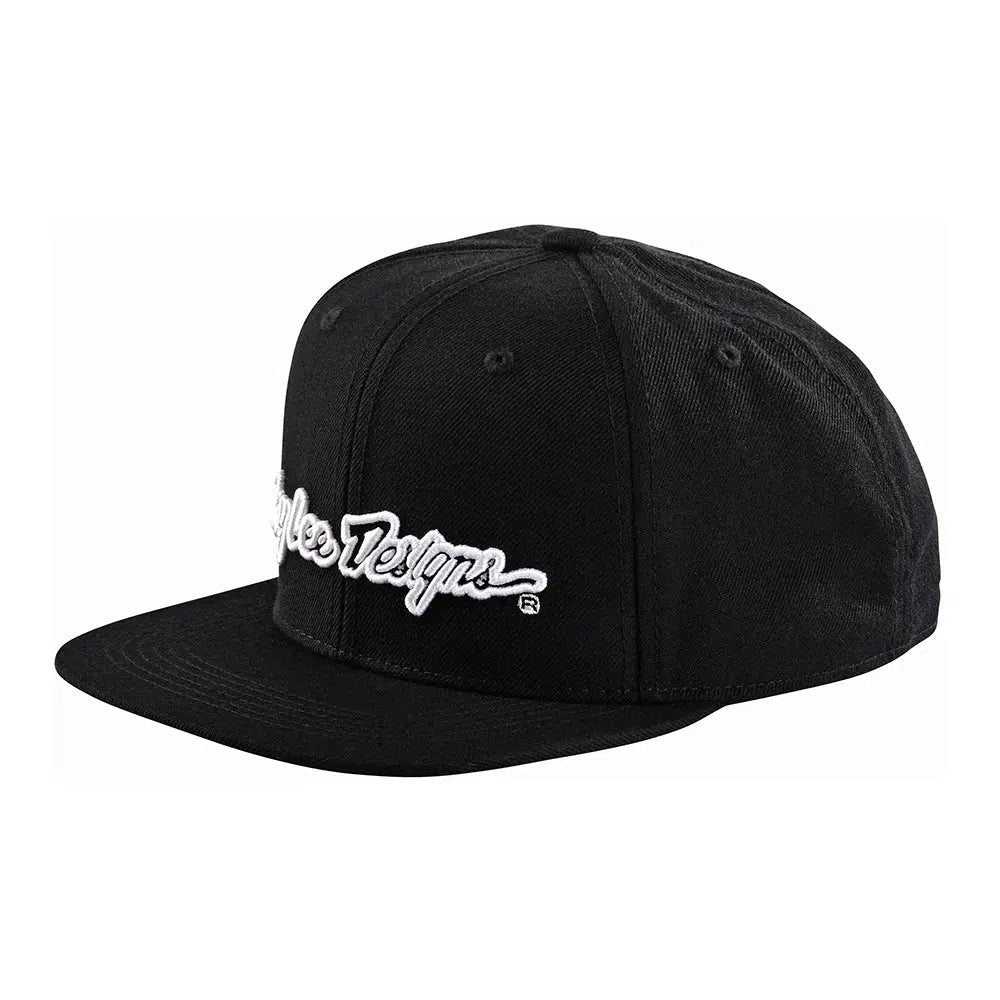 Troy Lee Signature Snapback Hat-Black/White-Killington Sports