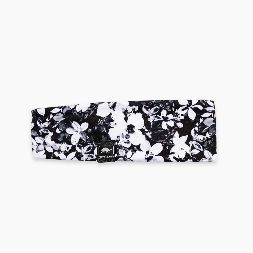 Turtle Fur Comfort Shell Classic Headband lined with Comfort Plush™ - Print-Moon Flower-Killington Sports