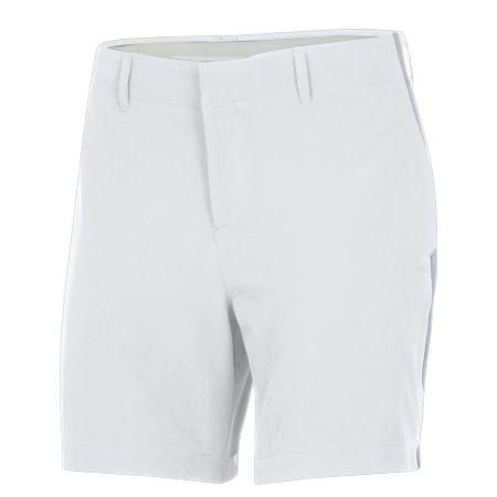 Under Armour Women's Links Woven Shorts-White-Killington Sports