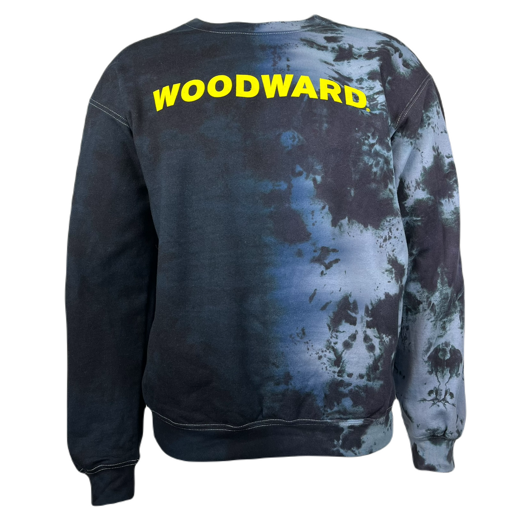 Woodward Killington Dip Dyed Crewneck Sweatshirt-Black Dipped/Light Pink Infusion-Killington Sports