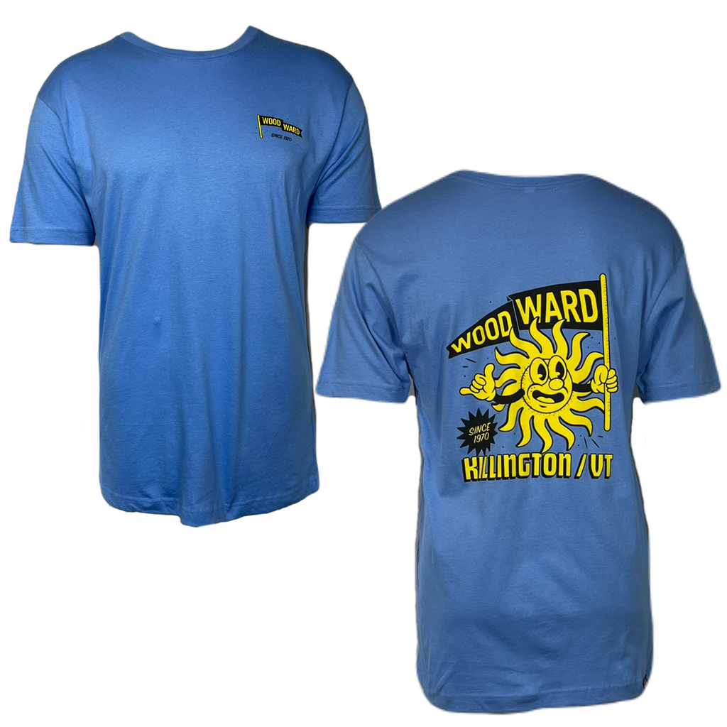 Woodward Killington Sun Mascot T-Shirt-Carolina Blue-Killington Sports