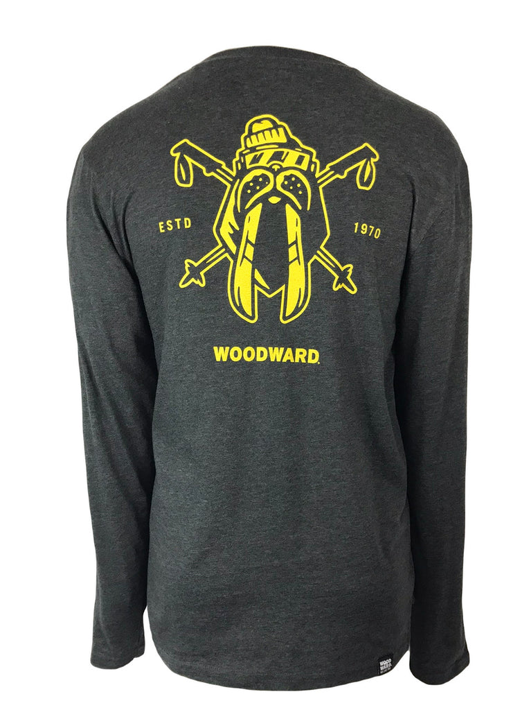 Woodward Peace Park Ski Long Sleeve TShirt-Smoke-Killington Sports