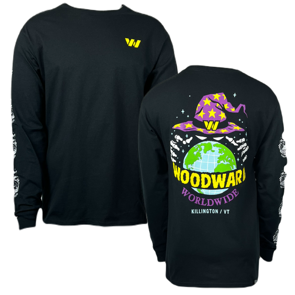 Woodward Wizard Long Sleeve T-Shirt-Black-Killington Sports