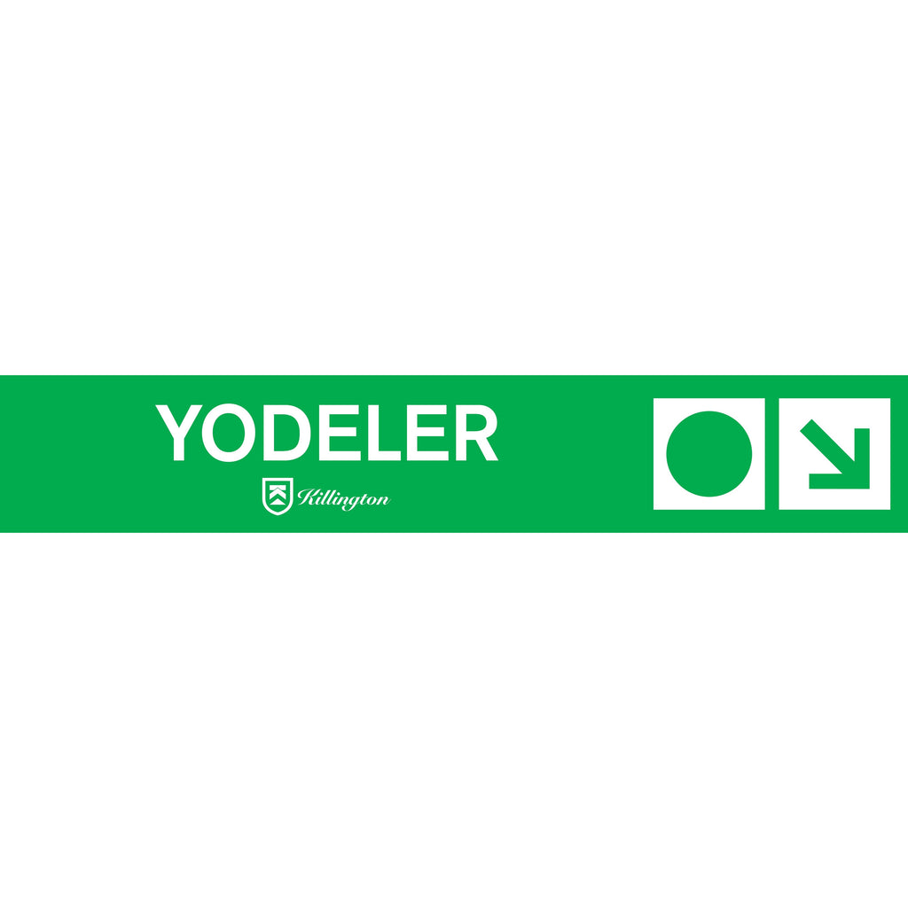 Yodeler Trail Sign-Killington Sports