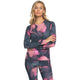 Roxy Women's Daybreak Technical Base Layer Top-True Black Pansy Pansy-Killington Sports